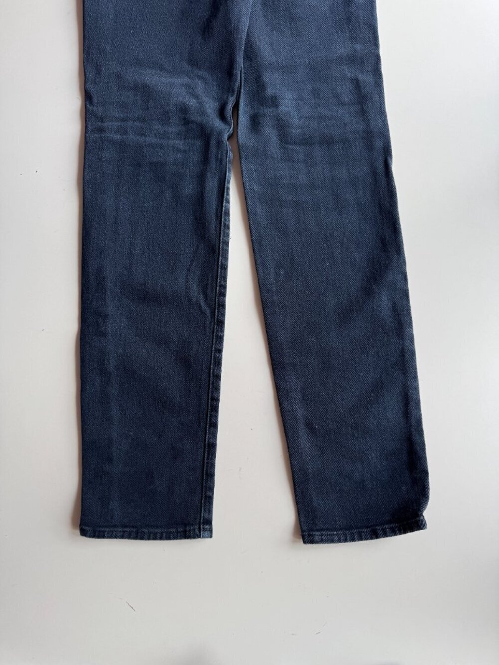 FRAME L'Homme Skinny Cobalt Dark Rinse Mid Rise Stretch Slim Leg Jeans, Size 30 - Picture 10 of 13